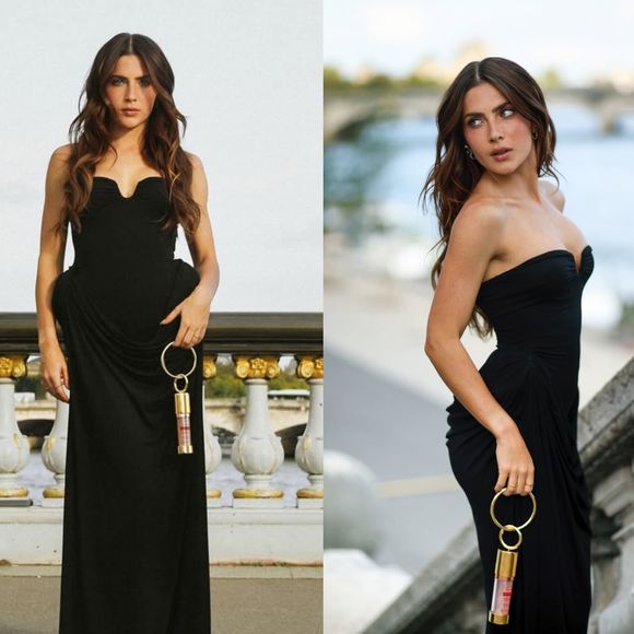 Jade Picon rouba a cena em Paris com acessório inusitado e look inspirado na série 'Emily em Paris', da Netflix