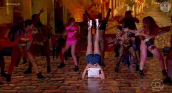 Ticiane Pinheiro reprisou o icônico momento em que dançou o ‘Quadradinho de 8’ durante sua participação no ‘Domingão com Huck’ deste domingo (08)