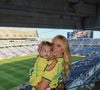 Virginia levou os filhos ao jogo do Brasil e todos usaram camisas com o número 10, usada por Vini Jr., namorado da influenciadora
