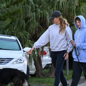 Gisele Bündchen com o filho mais velho, Benjamin