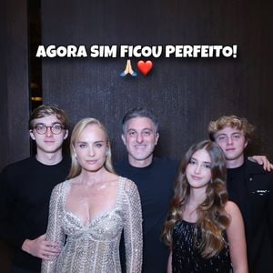 Já na legenda, Angélica fez uma declaração de amor para Luciano Huck relembrando os momentos ao lado do apresentador