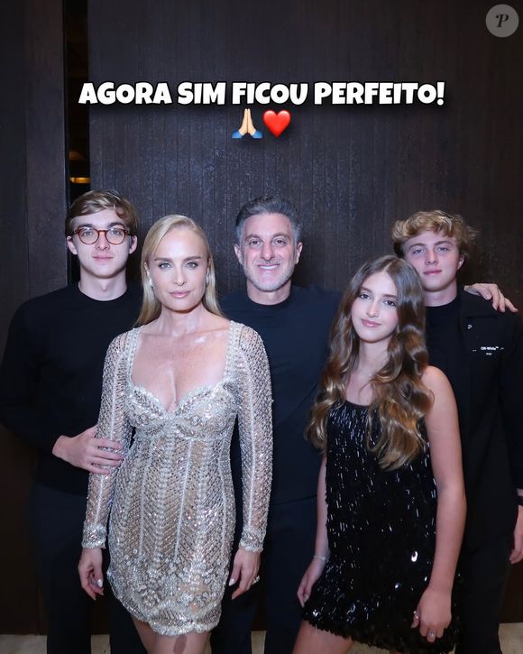 Já na legenda, Angélica fez uma declaração de amor para Luciano Huck relembrando os momentos ao lado do apresentador