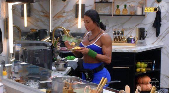 Gracyanne Barbosa vem chocando a web por seu cardápio dentro do BBB 25