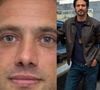 Elenco masculino da novela 'Além do Tempo': Rafael Cardoso, Rômulo Estrela, Felipe Camargo e João Gabriel D´aleluia