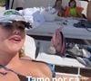 Virgínia mostrou o momento de lazer com as filhas na praia