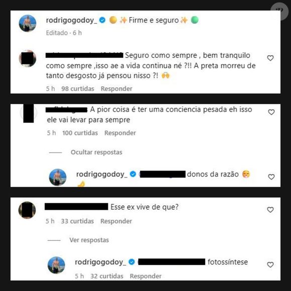 Rodrigo Godoy foi criticado por postar frases de efeito após a morte de Preta Gil