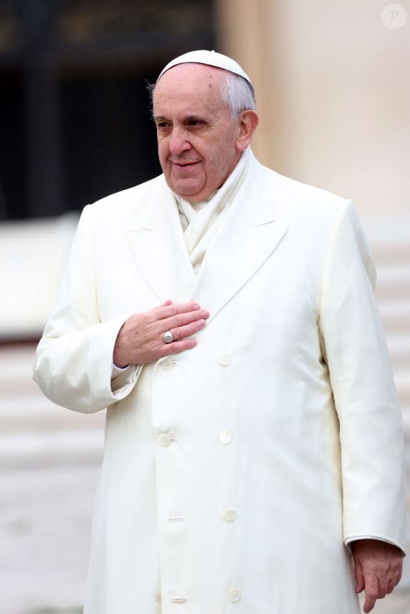 2014: Papa Francisco em mais uma audiência semanal no Vaticano