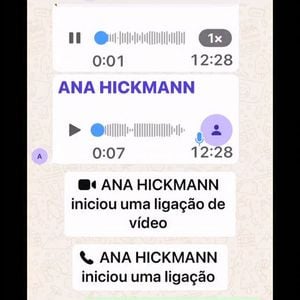 Alexandre Correa diz que achou o áudio em um antigo grupo de WhatsApp, onde estavam o ex-casal e uma colaboradora