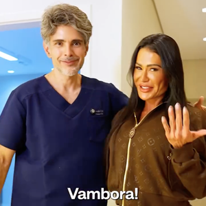 Gracyanne Barbosa está removendo os preenchimentos do seu rosto e apostando em novas tecnologias com o Dr. Jardis Volpe