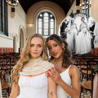 'O dia que eu nunca vou me esquecer': ex-'BBB 15' Talita abre álbum de fotos de casamento com esposa britânica; união aconteceu na Irlanda, em exuberante capela do século 18 com arquitetura clássica