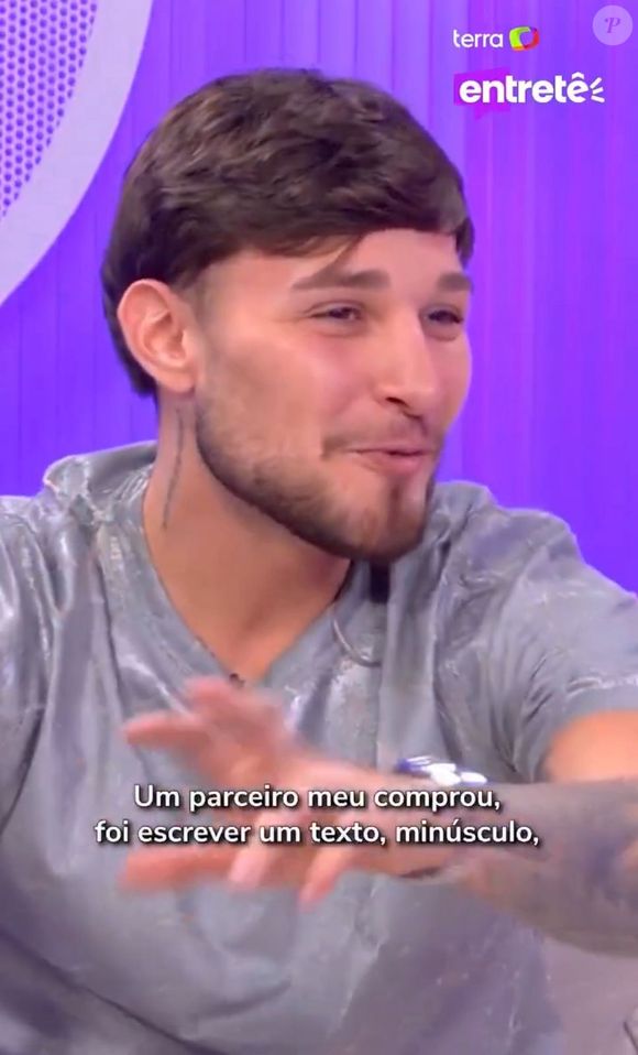 MC Gui disse ter recebido informações valiosas dentro do cigarro que a produção liberou para ele fumar em 'A Fazenda 13'