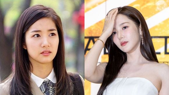 Antes e depois das atrizes de dorama: Park Min-young em 'High Kick!' (2006) e hoje, aos 39 anos