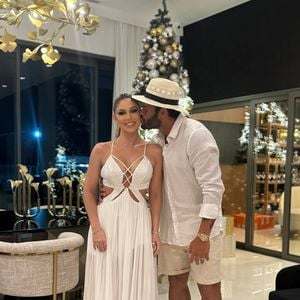 Hulk e Camila Ângelo dão continuidade às comemorações do casamento nesta terça-feira (07)