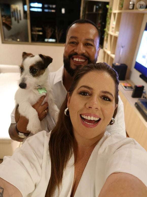 Bebê arco-íris de Tati Machado, o pequeno Rafael é fruto da nova gravidez da apresentadora com Bruno Monteiro. O nome foi escolhido em uma conversa entre o casal