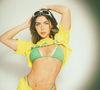 Verde e amarelo com biquíni: Jade Picon é outra celebridade que adora esse estilo de roupa
