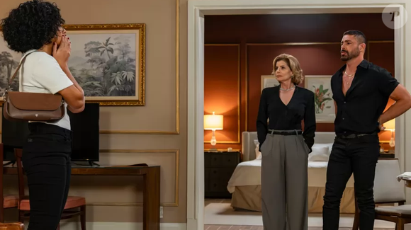 Maria de Fátima descobre relação de César e Odete Roitman