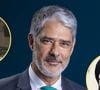 William Bonner antes e depois: há 29 anos no 'Jornal Nacional', jornalista se tornou um dos maiores galãs da TV e 10 fotos vão te surpreender