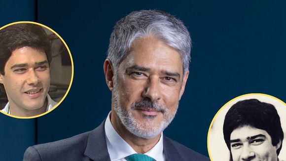 10 fotos de William Bonner na juventude comprovam: há 29 anos no 'Jornal Nacional', jornalista se tornou um dos maiores galãs da TV