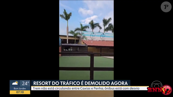 Resort de luxo do traficante era utilizado para atividades criminosas, como armazenamento de armas e drogas