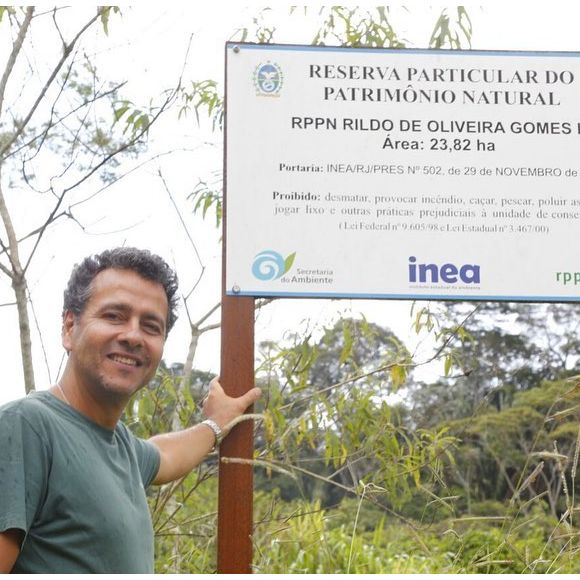 Marcos Palmeira recebeu o reconhecimento como Reserva Particular do Patrimônio Natural