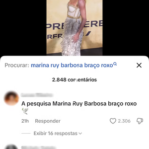 'O vestido pesava +15kg', revela Marina Ruy Barbosa após internautas notarem marcas roxas em seus ombros