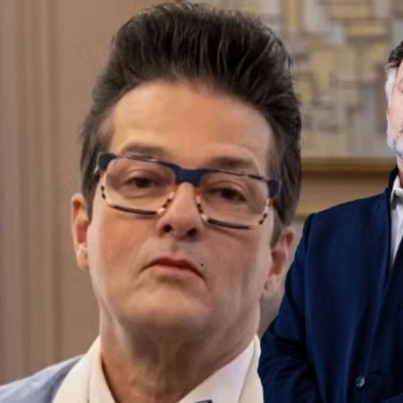 Ferette (Murilo Benício) vai ficar louco com a presença de Crô (Marcelo Serrado) em 'Três Graças'