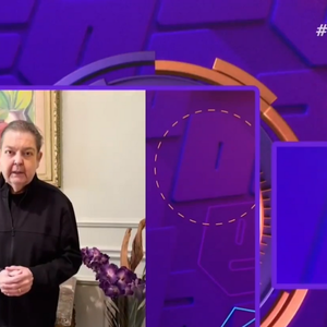 Afastado da TV desde 2023, Faustão gravou uma mensagem especial para celebrar o primeiro aniversário do 'Programa do João'