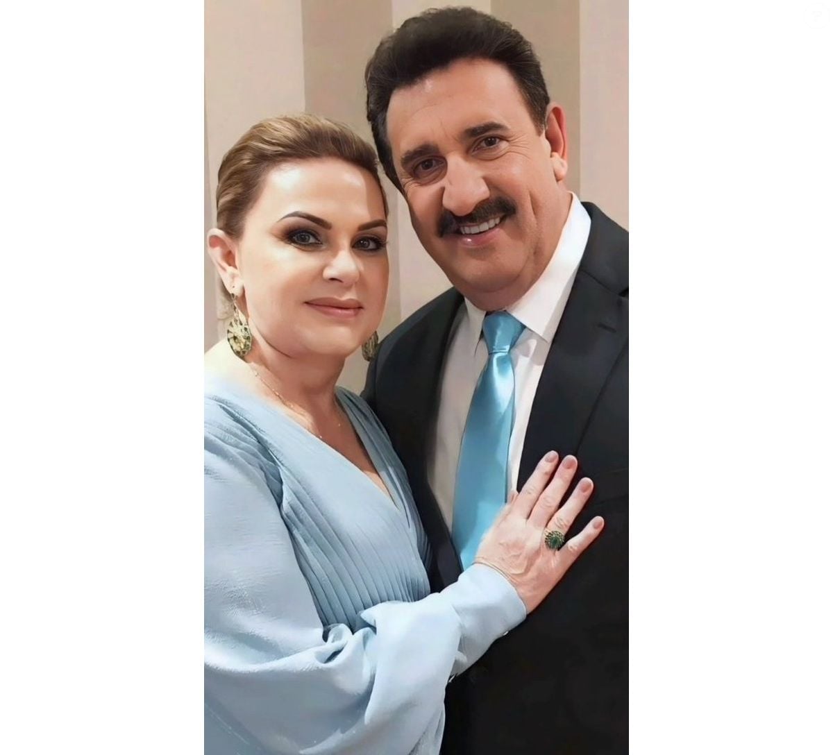 Ratinho e a esposa Solange Massa