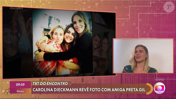 Carolina Dieckmann revelou que foi Ivete Sangalo que juntou tornou possível a amizade com Preta Gil.