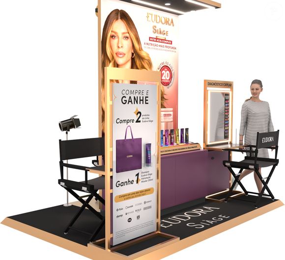 A ação para ganhar shampoo grátis está disponível até dia 14 no Norte Shopping, no Rio de Janeiro