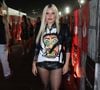 Show da Lady Gaga no Rio: de microshort, Duda Beat elegeu uma camiseta estampada com jaqueta jeans