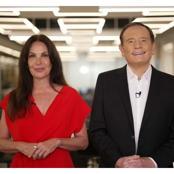 Carolina Ferraz e Roberto Cabrini nunca se deram bem, segundo Gabriel Perline