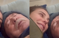 Paolla Oliveira com o pai