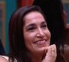 Dani Hypólito ficou sorrindo ao ser vetada de Prova do Líder no 'BBB 25'