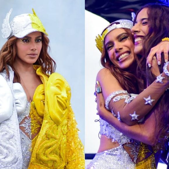 Anitta comandou mais um ensaio de Carnaval neste domingo, 8 de fevereiro de 2026, em São Paulo