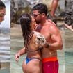 Gata, bronzeada e cheia de amor! De biquíni fio-dental, Juliana Paes dá 'beijo de cinema' no marido em Noronha; corpo definido rouba cena. Fotos