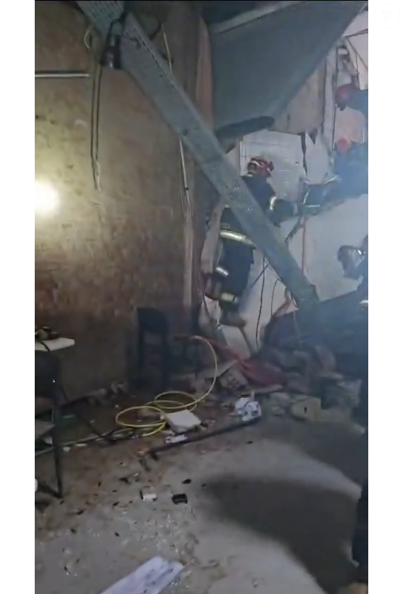 Acidente no restaurante Jamille, de Henrique Fogaça: ainda não há informações sobre o estado de saúdes das vítimas