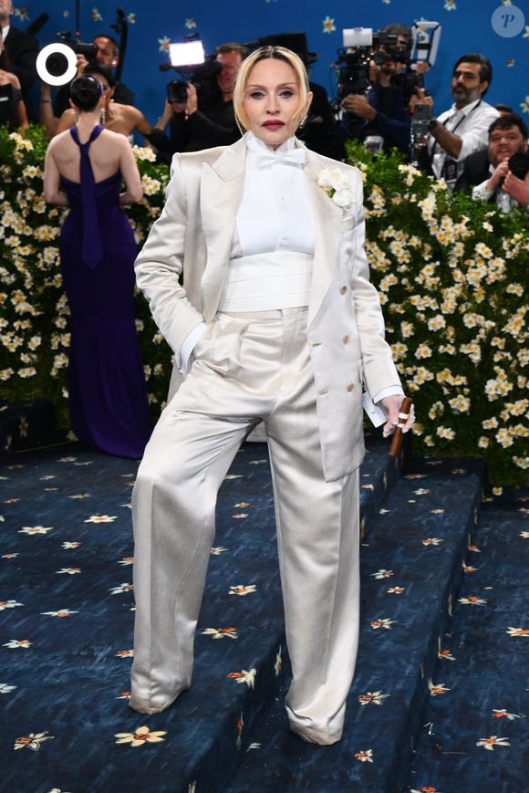 MET Gala 2025: a cantora Madonna também marcou presença no evento.