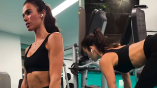 Em busca do 'shape de antes do Carnaval', Bruna Marquezine exibe elasticidade em treino para glúteo e coxas