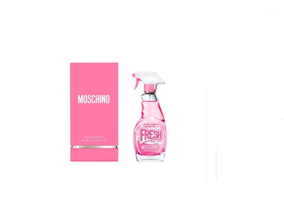 O perfume Pink Fresh Couture, da Moschino, destaca-se por ser um floral fresco e despojado,