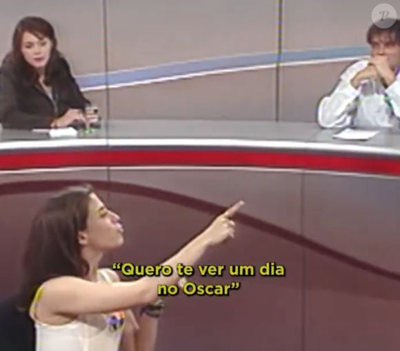 Fernanda Torres no 'Roda Viva': a atriz já protagonizou uma situação inusitada durante o programa "Roda Viva", em 1998.