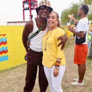Cissa Guimarães e Luis Miranda no show de Ivete Sangalo