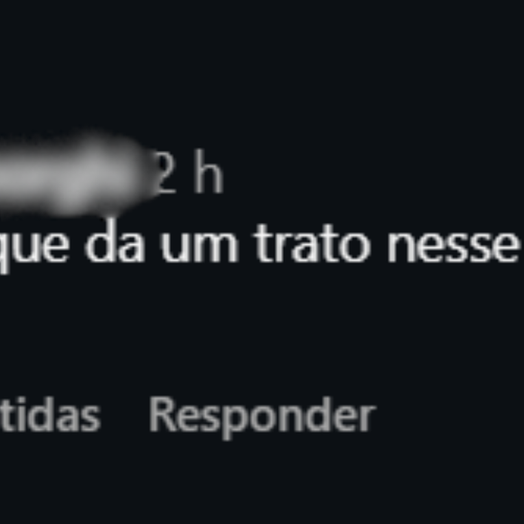 “Tem que da um trato nesse pé aí kkk”, escreveu um usuário. Outro comentou com emojis de risada: “verdade”