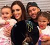 Bruna Biancardi embarcou no jatinho de Neymar com as filhas