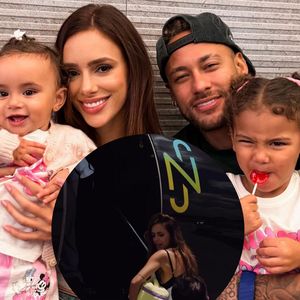 Bruna Biancardi embarcou no jatinho de Neymar com as filhas