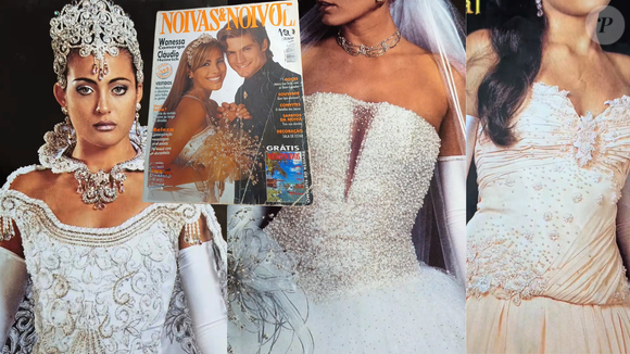 Como era a moda noiva em 2002? 11 vestidos de casamento que são pura nostalgia viralizaram no TikTok com revista que tinha Wanessa Camargo e paquito da Xuxa na capa