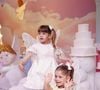 Maria Alice e Maria Flor disputam microfone antes do parabéns e momento viraliza nas redes sociais