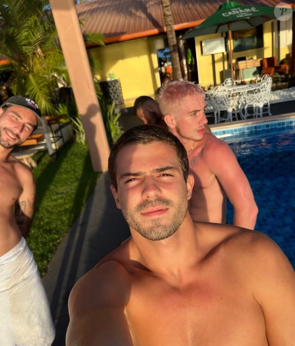 Lucca Picon esteve presente na festa de João Guilherme na Fazenda Talismã, em fevereiro deste ano