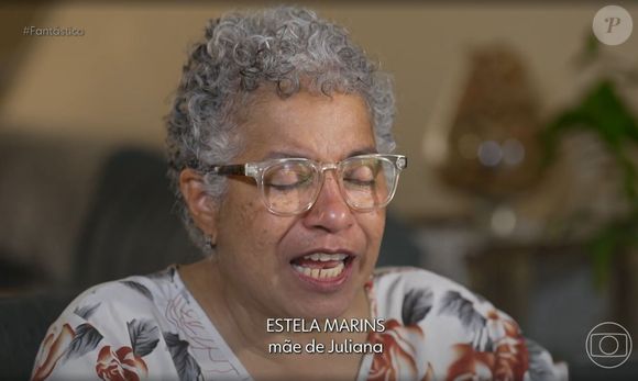 Mãe de Juliana Marins, Estela chorou ao falar sobre a morte da filha