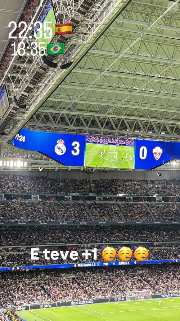 O Real Madrid de Vini Jr. goleou o time adversário